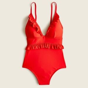 J. Crew. One piece swimsuit. Size 10. Lined. New and unused. With tags.